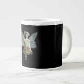 Whimsigoth Zombie Fairy Old Time Gothic Moody Art Grote Koffiekop (Voorkant rechts)