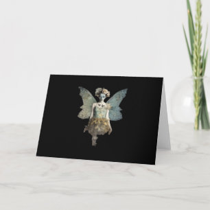 Whimsigoth Zombie Fairy Old Time Gothic Moody Art Kaart
