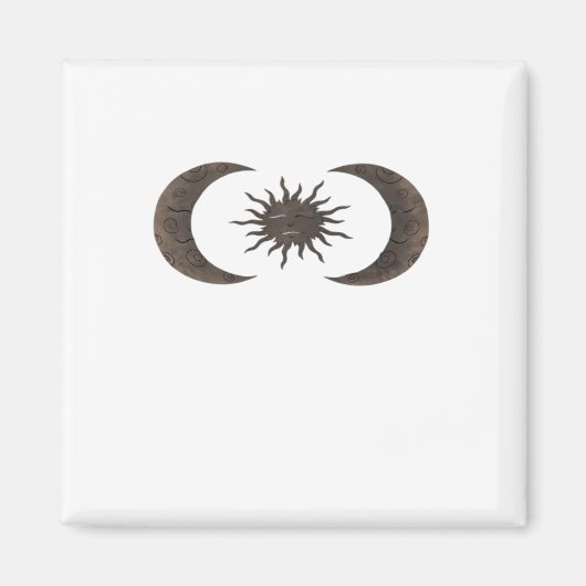 Whimsigoth Zon En Manen Magneet (Voorkant)