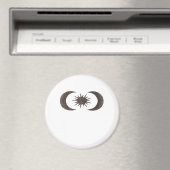 Whimsigoth Zon en manen Magneet (Insitu (Vaatwasser))