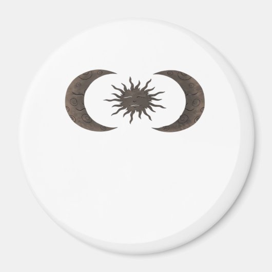 Whimsigoth Zon en manen Magneet (Voorkant)