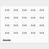 Whimsigoth Zon En Manen Ronde Sticker (Vel)