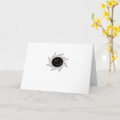 Whimsigoth Zon Ruimte Bergen En Zonsondergang Kaart (Gele Bloem)