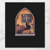 Whimsigothic Cathedral Window Classic Wijn Etiket (Enkel label)