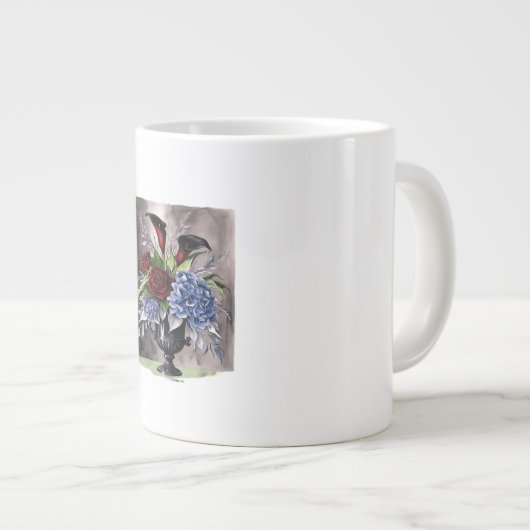 Whimsigothic – Gotische bloemenvaas esthetische kl Grote Koffiekop (Voorkant rechts)