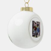 Whimsigothic – Gotische bloemenvaas esthetische kl Keramische Bal Ornament (Links)