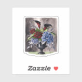 Whimsigothic – Gotische bloemenvaas esthetische kl Sticker (Vel)