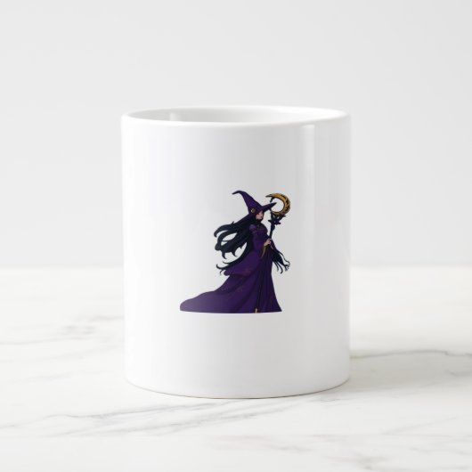 Whimsigothic Moon Witch Grote Koffiekop (Voorkant)