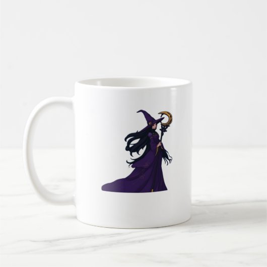 Whimsigothic Moon Witch Koffiemok (Links)
