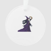 Whimsigothic Moon Witch Ornament (voorkant)