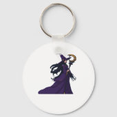 Whimsigothic Moon Witch Sleutelhanger (Voorkant)