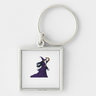 Whimsigothic Moon Witch Sleutelhanger