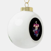 Whimsigothic Mushrooms Classic Keramische Bal Ornament (Links)