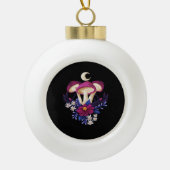 Whimsigothic Mushrooms Classic Keramische Bal Ornament (Voorkant)