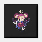 Whimsigothic Mushrooms Classic Magneet (Voorkant)