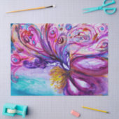 WHIMSIKELE KUTE BLOEMENFEE IN ROZE, GOUDEN SPROKKE TISSUEPAPIER (Craft)