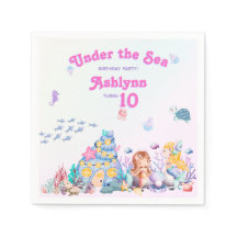 Whimsisch Elegante Zoete Onder de Zee Zeemeermin 