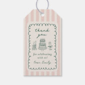 Whimsisch Funky Eigenzinnig 30e Verjaardagsfeest Cadeaulabel (Voorkant)