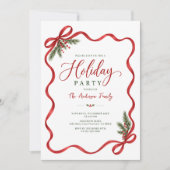 Whimsisch Handgeschreven Script Kerstfeest Kaart (Voorkant)