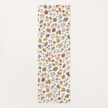 Whimsisch Herfst Bos Paddenstoelen Bladeren Patroo