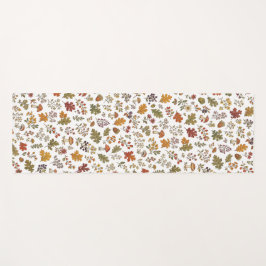 Whimsisch Herfst Bos Paddenstoelen Bladeren Patroo Yogamat