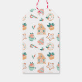 Whimsisch kerstfeest cadeaulabel (Achterkant)