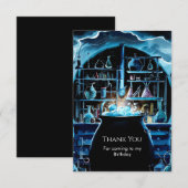 Whimsische Boho Magie Wetenschapper Verjaardag Bedankkaart (Voorkant / Achterkant)