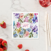 WHIMSISCHE BUTTERFLIES EN STROMEN SERVETTEN (Insitu)