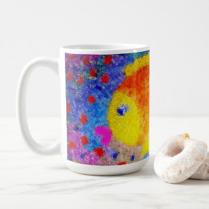 Whimsische Cute Goudvis Tropische Oceaan Koffie Koffiemok