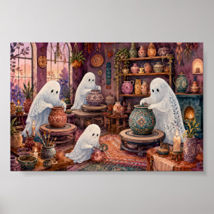 Whimsische Geest Aardewerk Studio Cozy Goth Kerami Poster