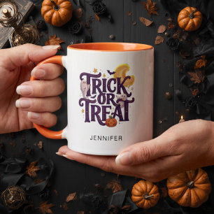 Whimsische geesten Halloween Mok
