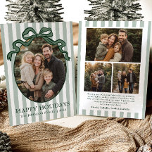 Whimsische handgetekende coquette strik familiefot
