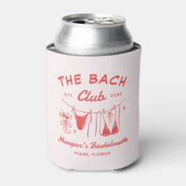Whimsische handgetekende kust bachelorette blikjeskoeler