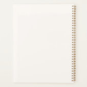 Whimsische handgetekende kust jaarplanner planner (Achterkant)