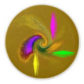 "Whimsische" keramische knop (Voorkant)