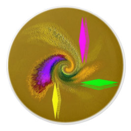 "Whimsische" keramische knop
