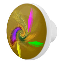 "Whimsische" keramische knop