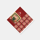 Whimsische Kerst Napkin Servet (Hoek)