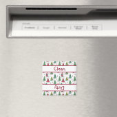Whimsische Kerstbomen Afwasmachine Schoon/Vuile Magneet (Insitu (Vaatwasser))