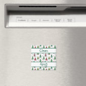 Whimsische Kerstbomen Afwasmachine Schoon/Vuile Magneet (Insitu (Vaatwasser))