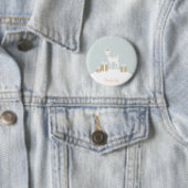 Whimsische Kerstherten Ronde Button 5,7 Cm (In situ)