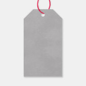 Whimsische Kerstkabouter Favor Cadeaulabel (Achterkant)