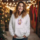 Whimsische Kerstman Gnome van Gemberkoek Trui