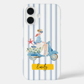 Whimsische kustscooter Case-Mate iPhone case (Achterkant)