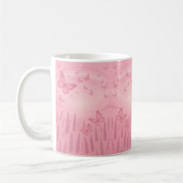 Whimsische Pastel Vlinder Zonsopgang Mok