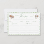 Whimsische Receptkaart Bruidsfeest Kaart (Voorkant)