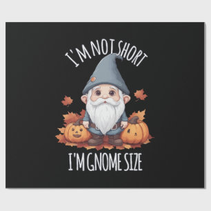 Whimsische Schattige Kabouter in Herfst Cadeaupapier