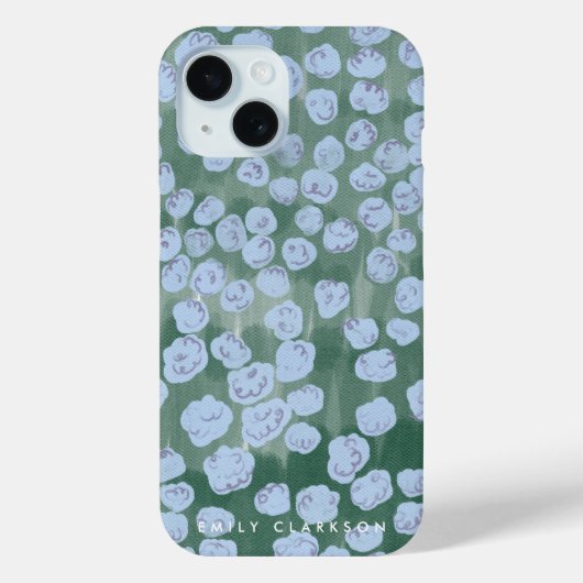 Whimsische Schilderachtige Weide iPhone Hoesje (Achterkant)