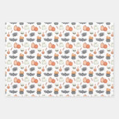 Whimsische Spinnen Halloween Inpakpapier Vel (Voorkant)