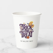 Whimsische spoken Halloween Papieren Bekers (Achterkant)